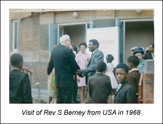 Visit of Rev S Berney in 1968