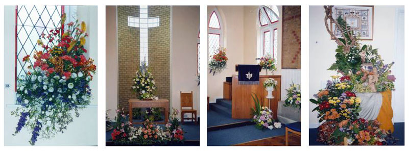 Examples of the Flower Festival displays