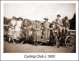 Church Cycling Club around 1920